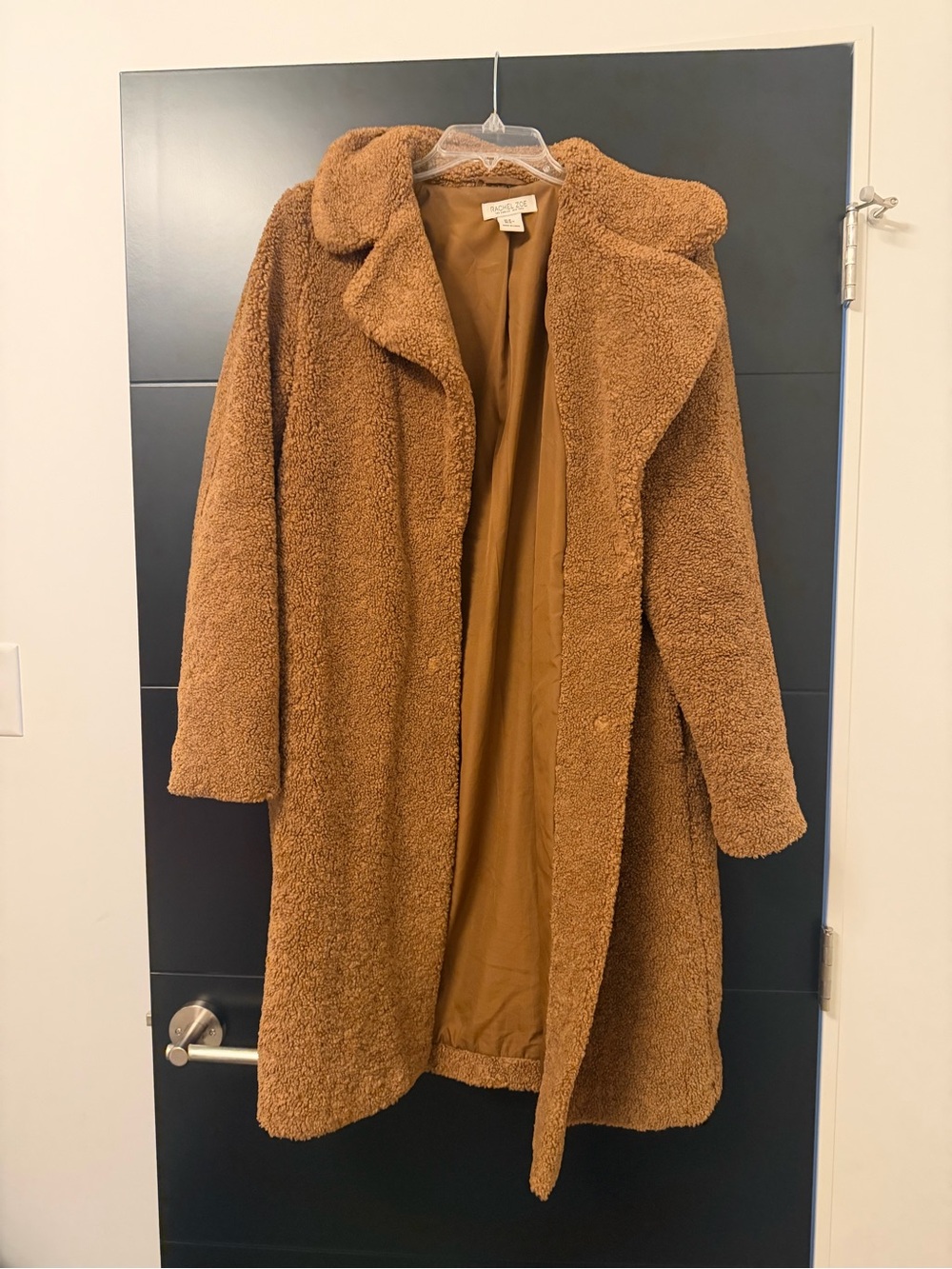 Rachel Zoe Teddy Coat in Camel Brown